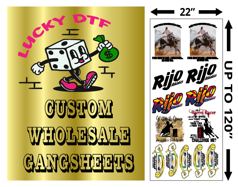 CUSTOM WHOLESALE GANGSHEETS